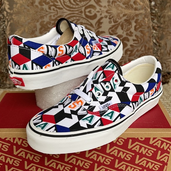 Vans Era Checker Cube Multi/True White MEN’s - Picture 7 of 16